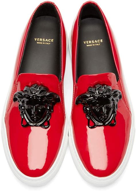 versace mens red sneakers|gianni Versace athletic sneakers.